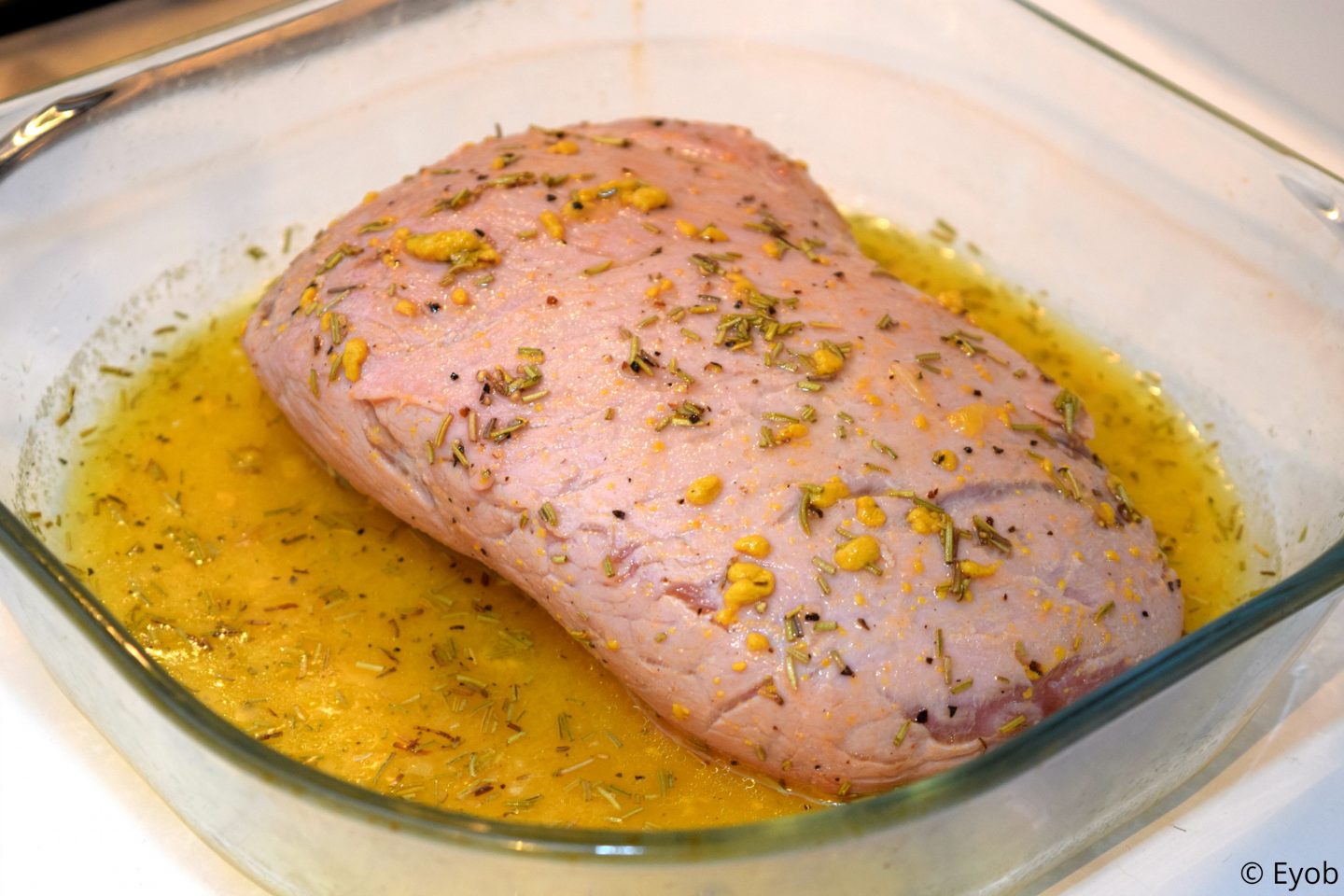 Beenham uit de oven met sinaasappeldressing