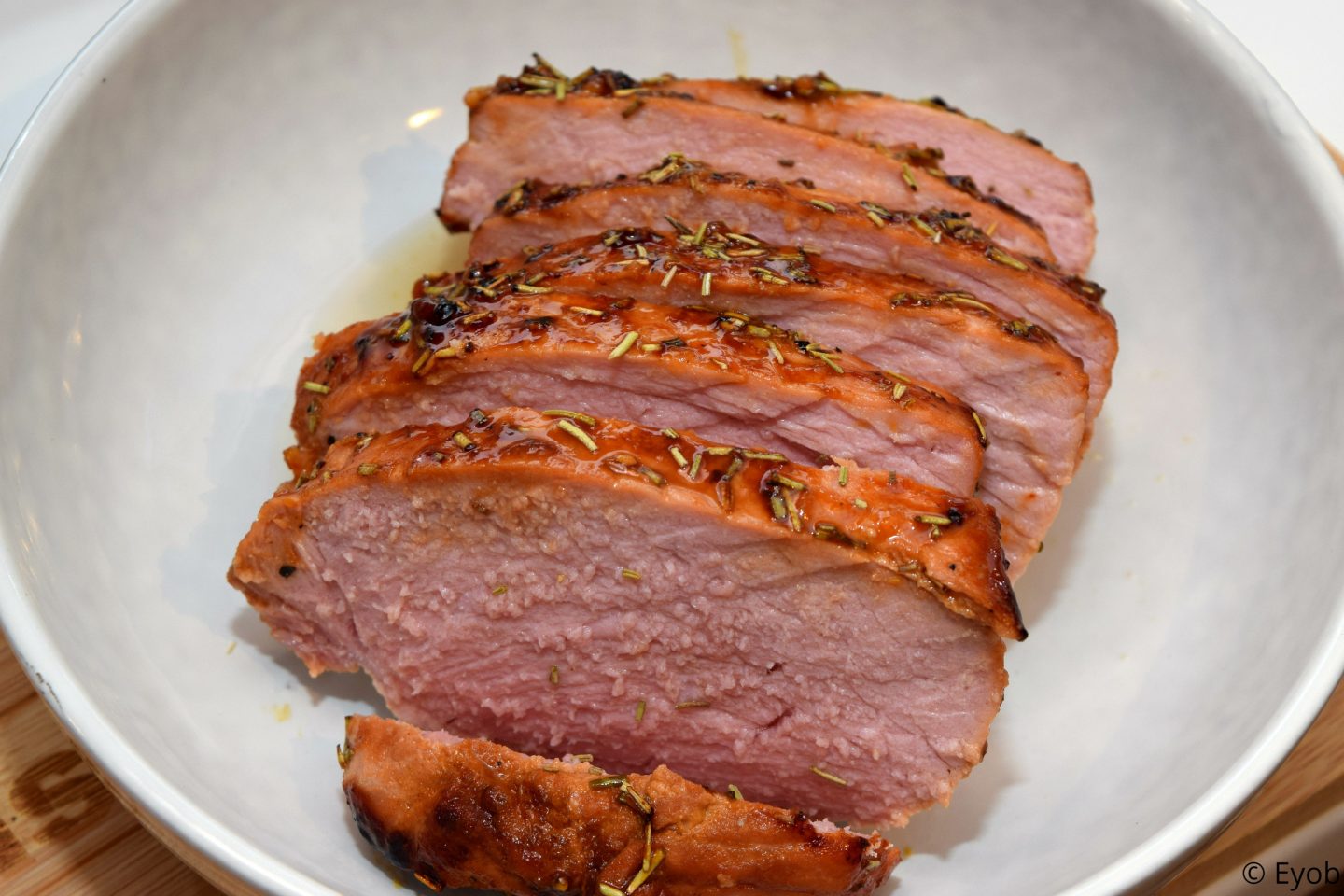 Beenham uit de oven met sinaasappeldressing