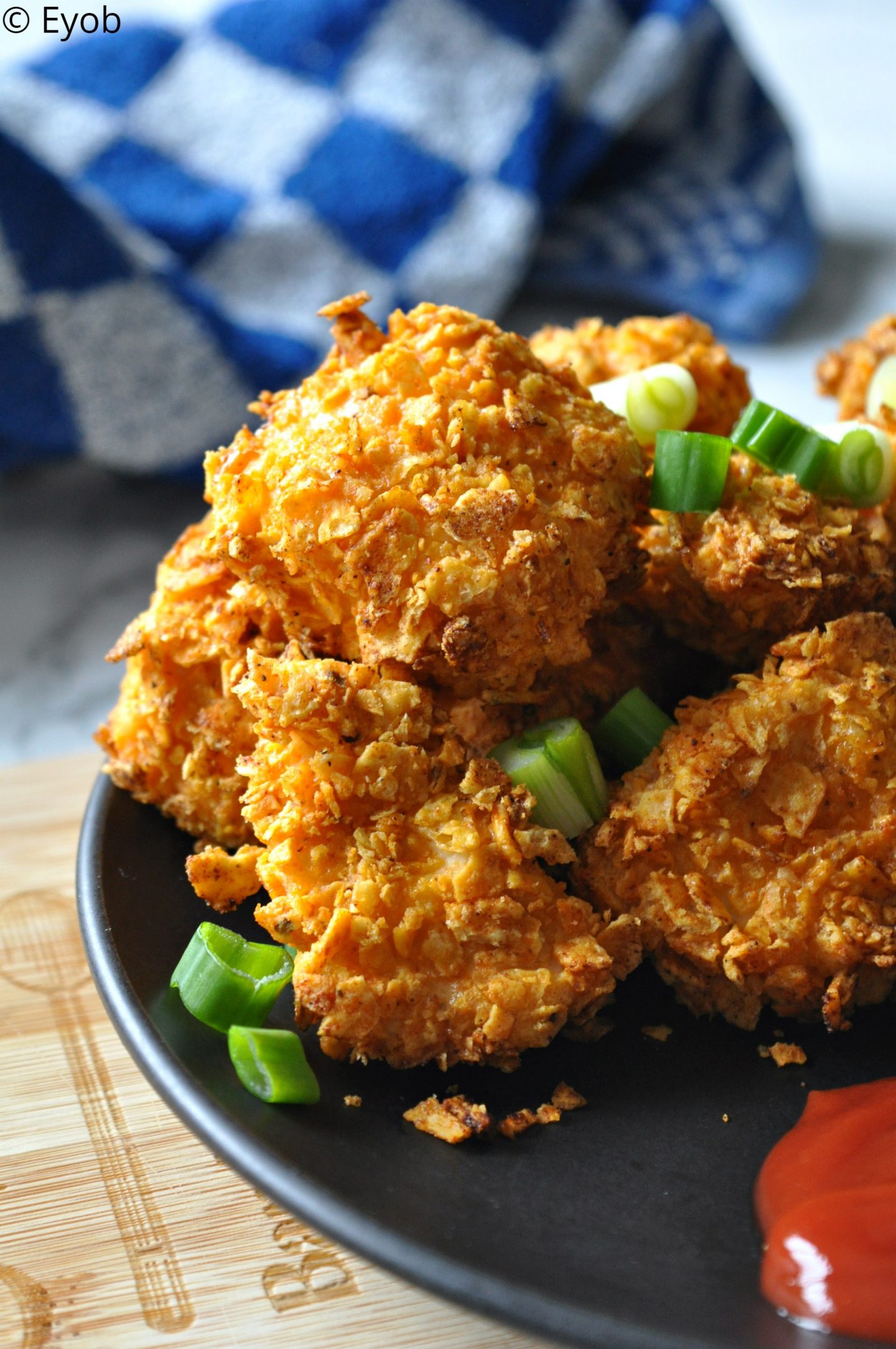 Krokante kipnuggets met Doritos