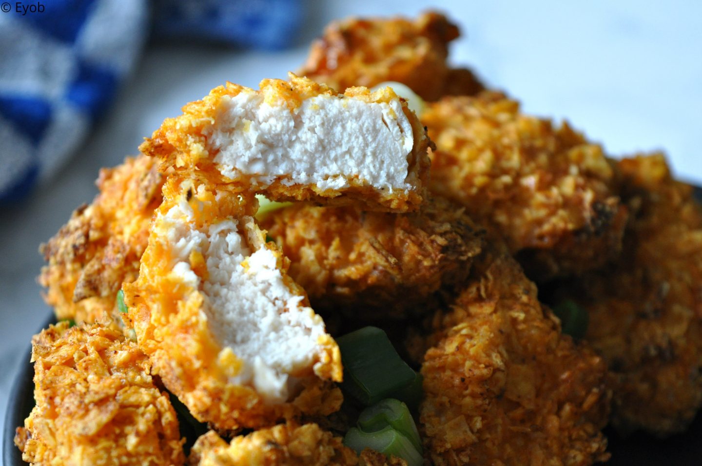 Krokante kipnuggets met Doritos